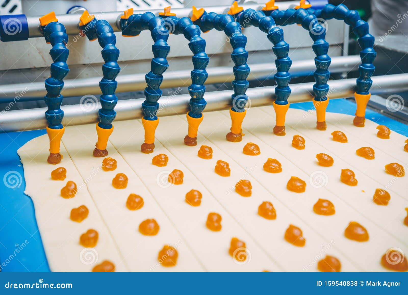 Cookie Making Factory Bakery Fresh Cook Biscuit Stock Photo Image of