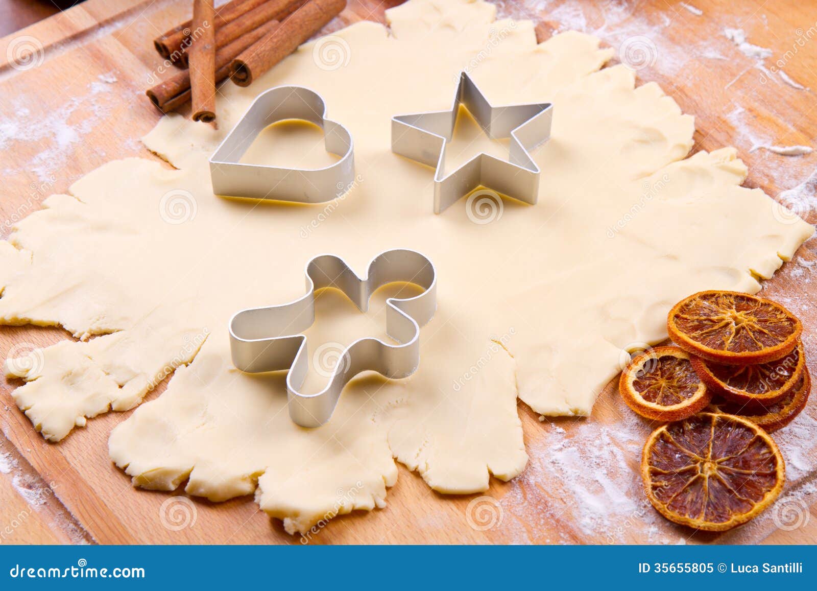Cookies Dough Homemade for Christmas Stock Image Image of ingredient