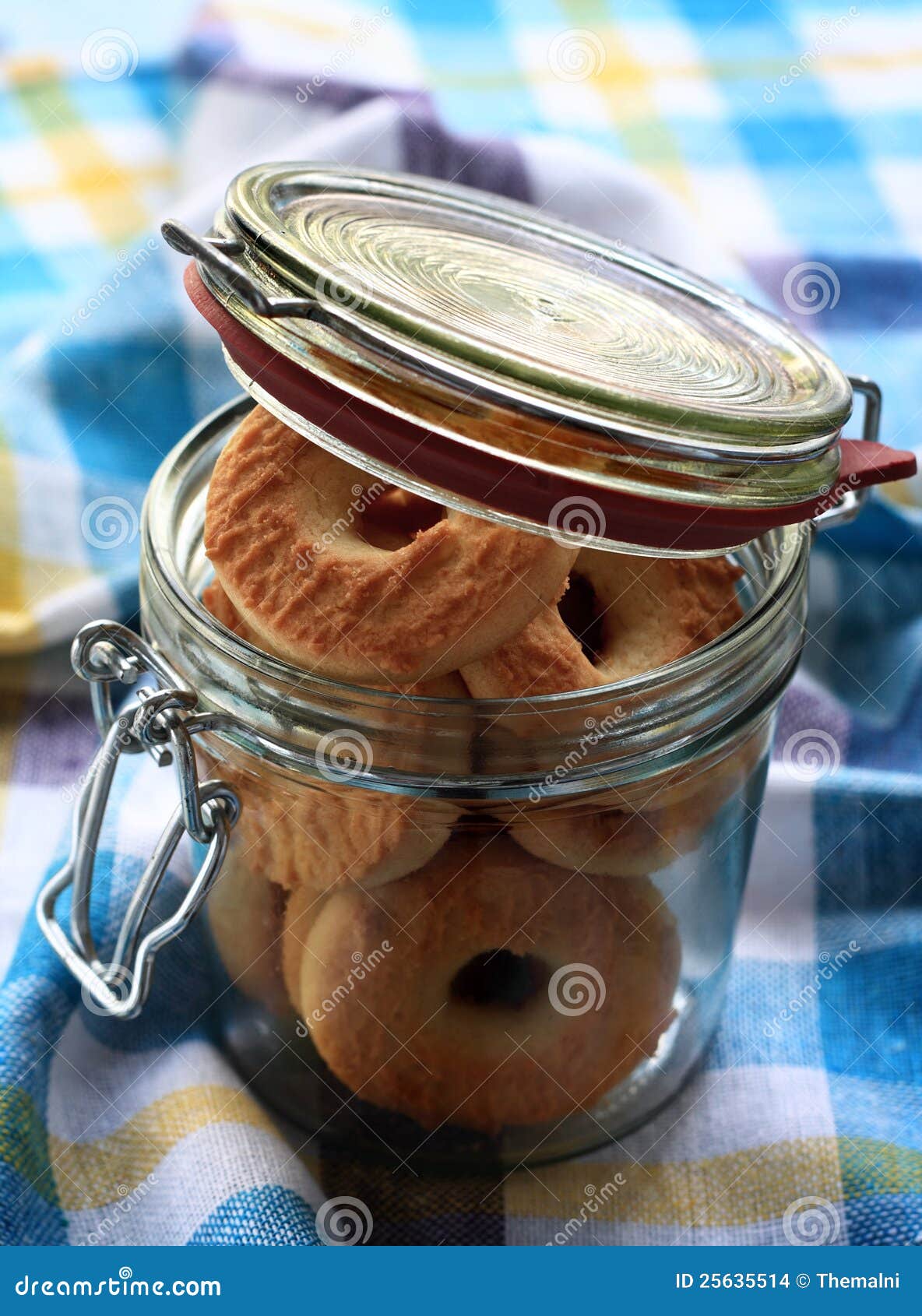 Cookies in glass jar stock photo. Image of home, sweets 25635514