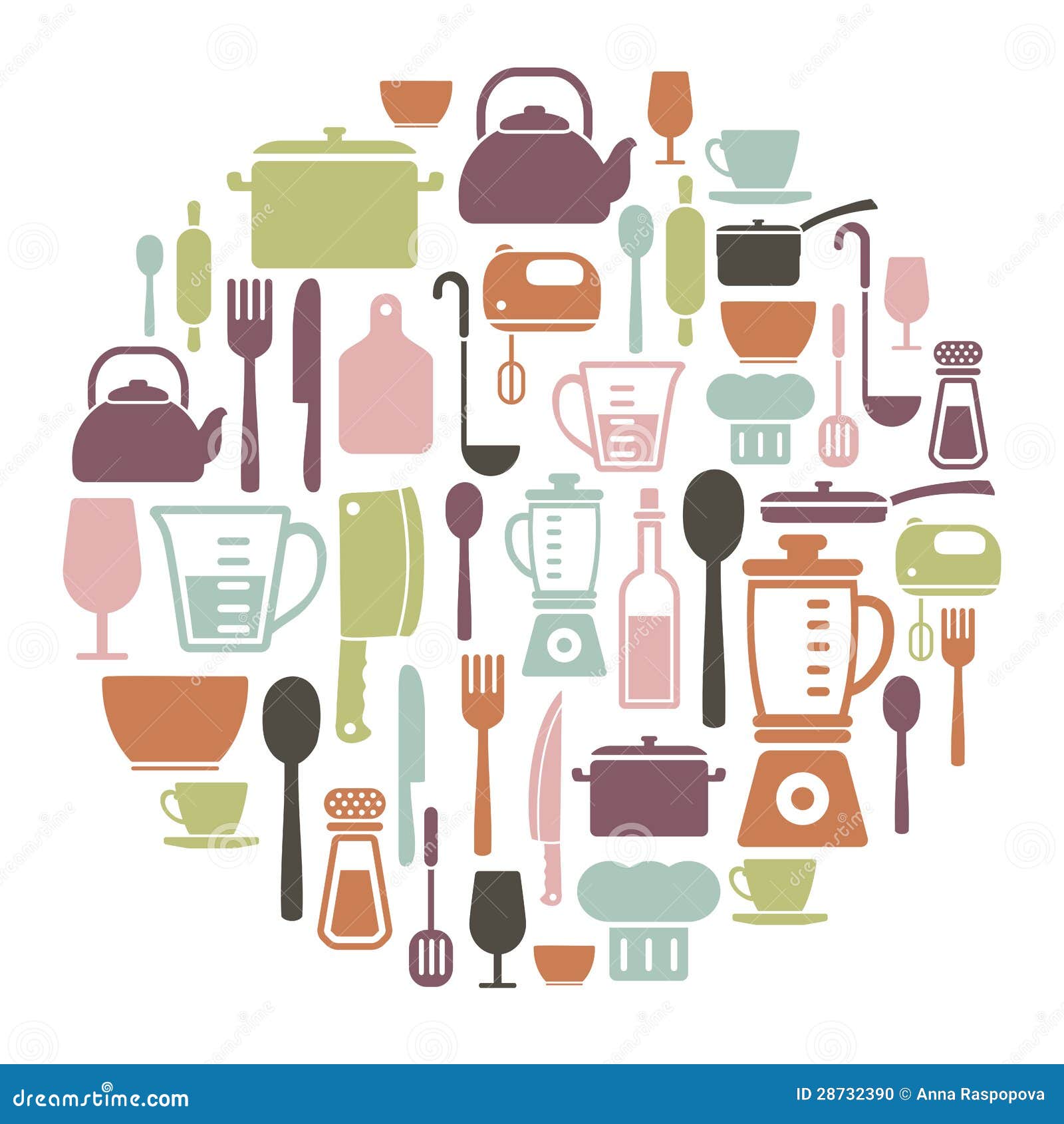 Cooking card stock vector. Illustration of plate, glass 28732390