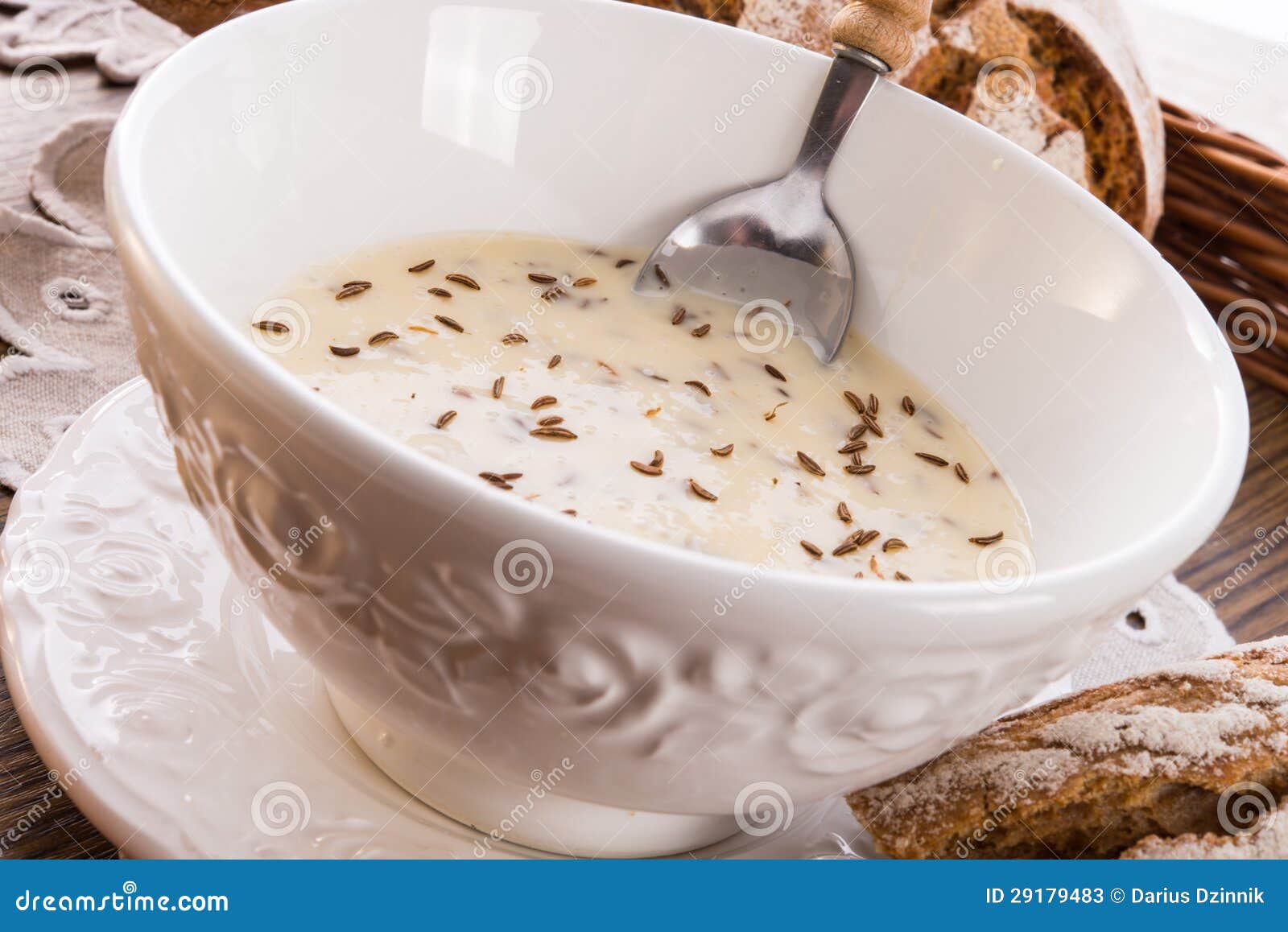 Cooking Cheese with Caraway, Homemade Stock Image Image of cuisine