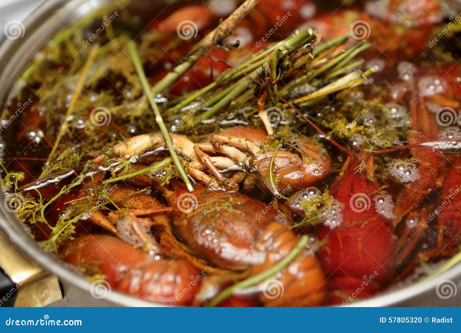 Cooking of crayfish stock photo. Image of event, culture 57805320