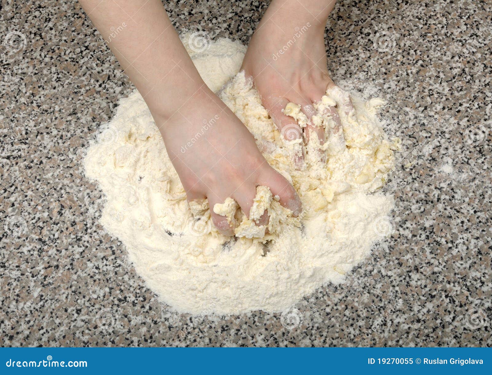 Cooking dough stock image. Image of flour, table, dough 19270055