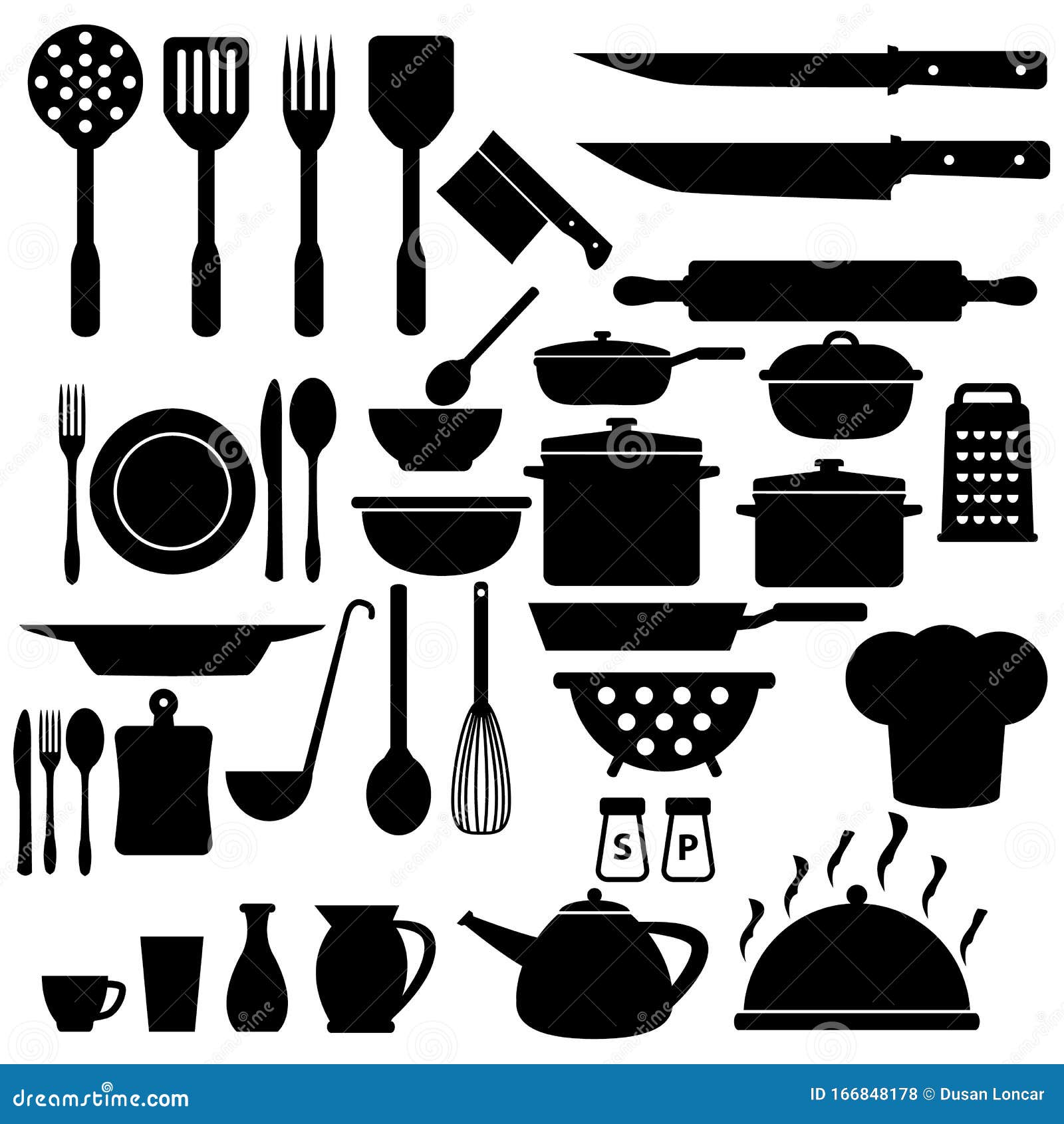 food cooking vector icons food cooking vector icons