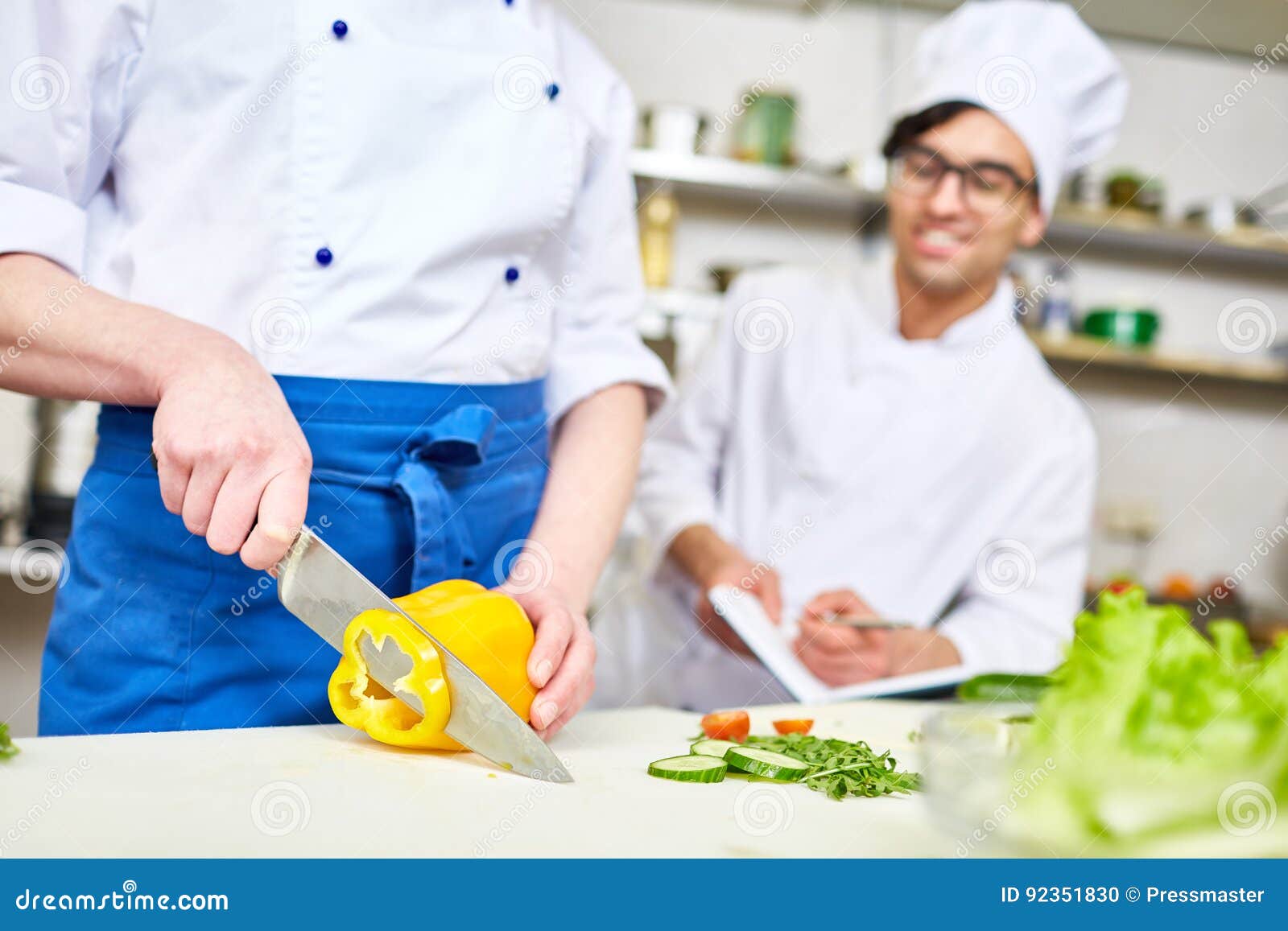 Cooking masterclass stock photo. Image of professional 92351830