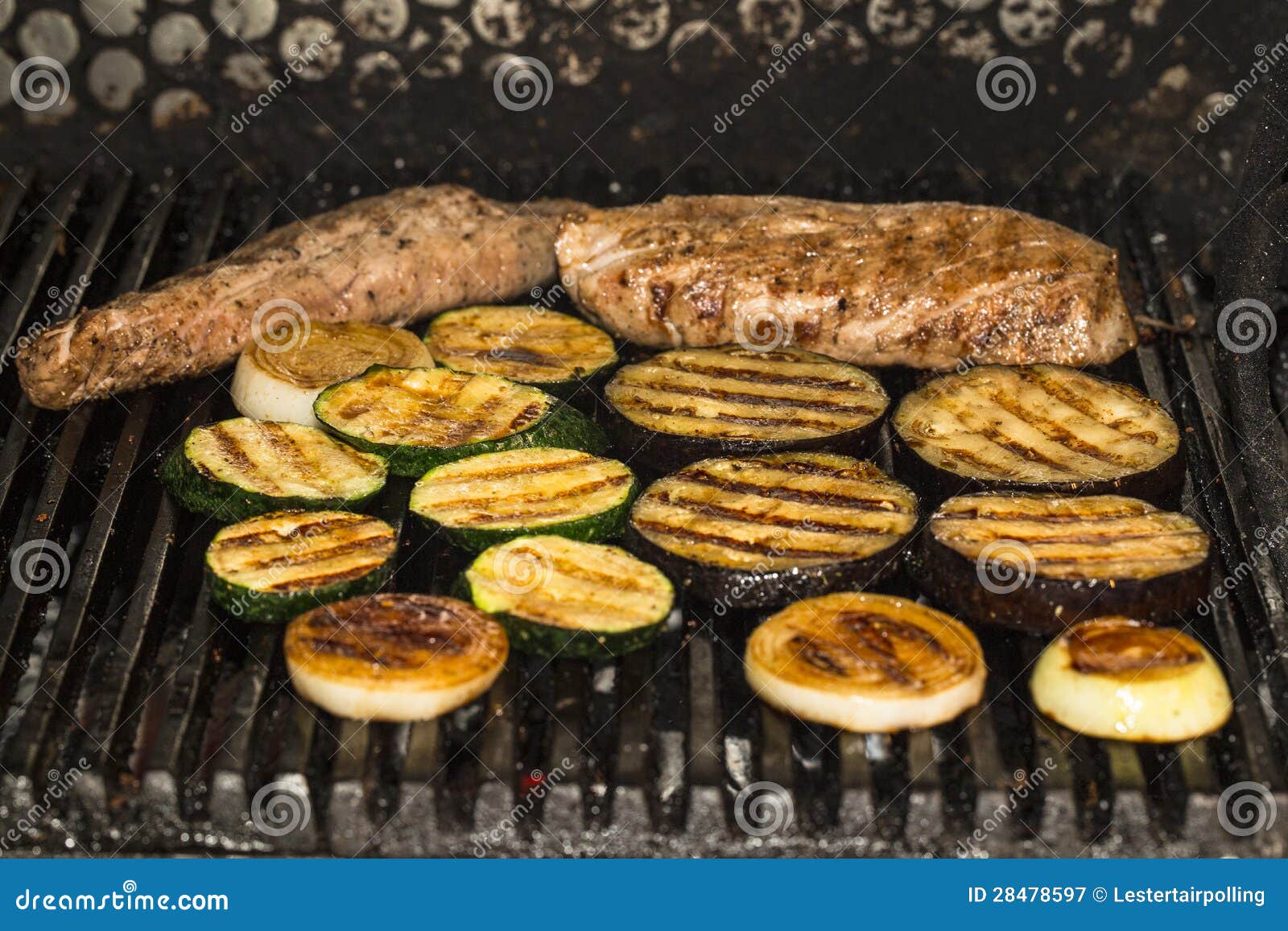 Cooking Meat and Vegetables Stock Image Image of dinner, fresh 28478597