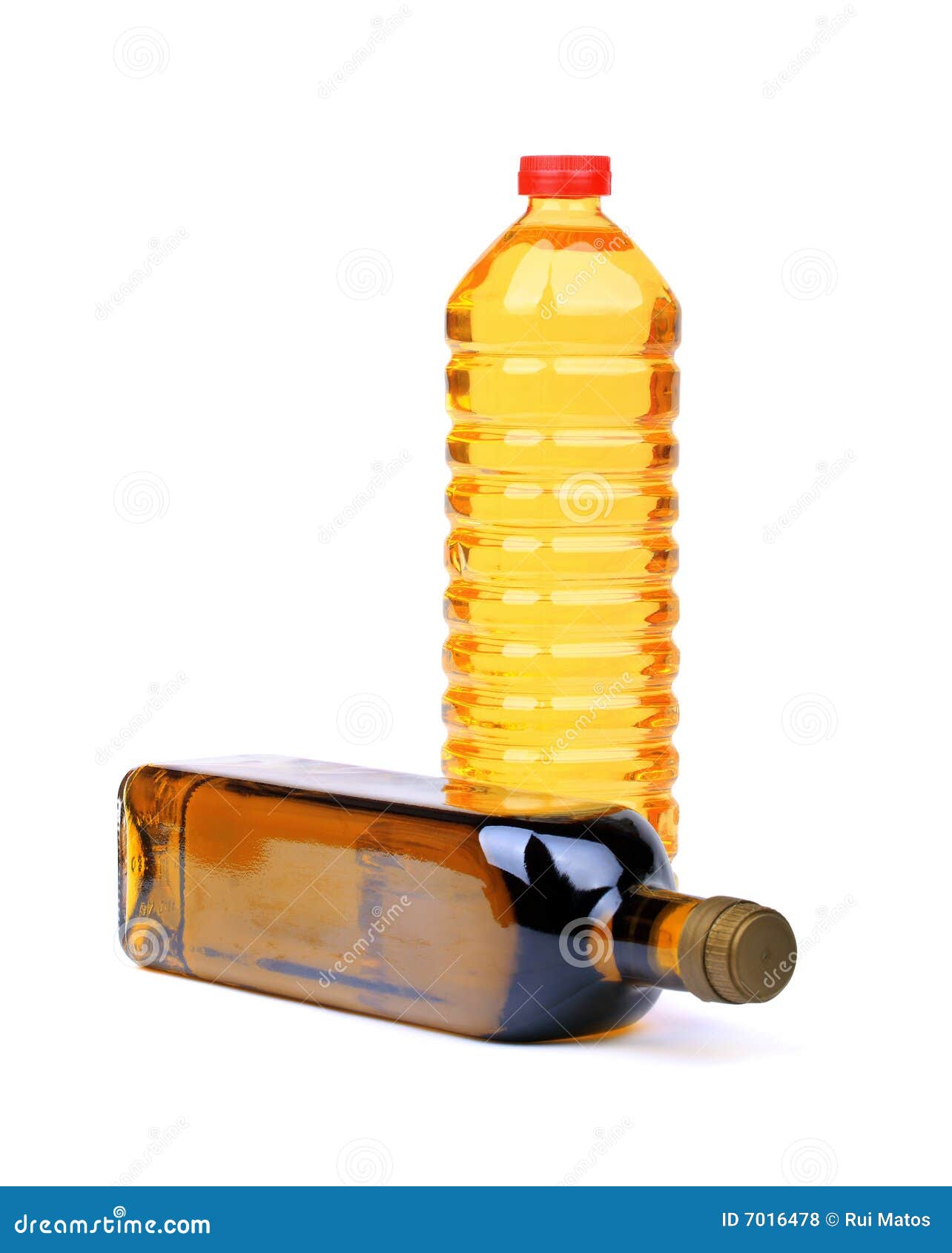 Cooking oil bottles stock photo. Image of condiments, freshness 7016478