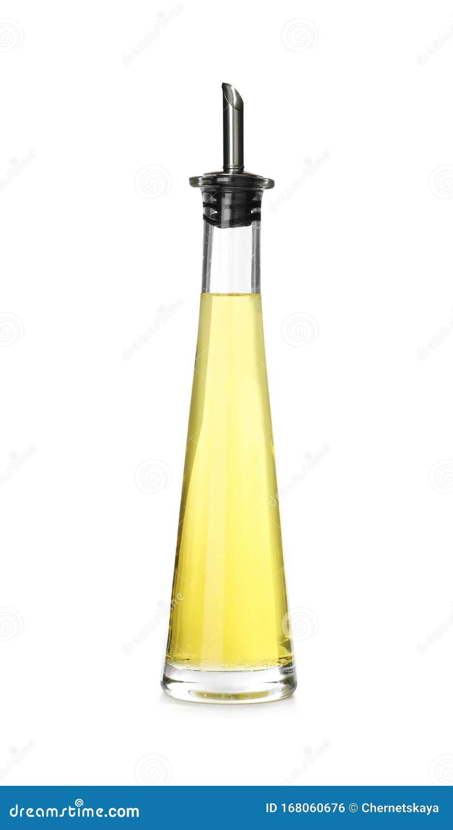 Cooking Oil in Glass Bottle Isolated Stock Photo Image of kitchen