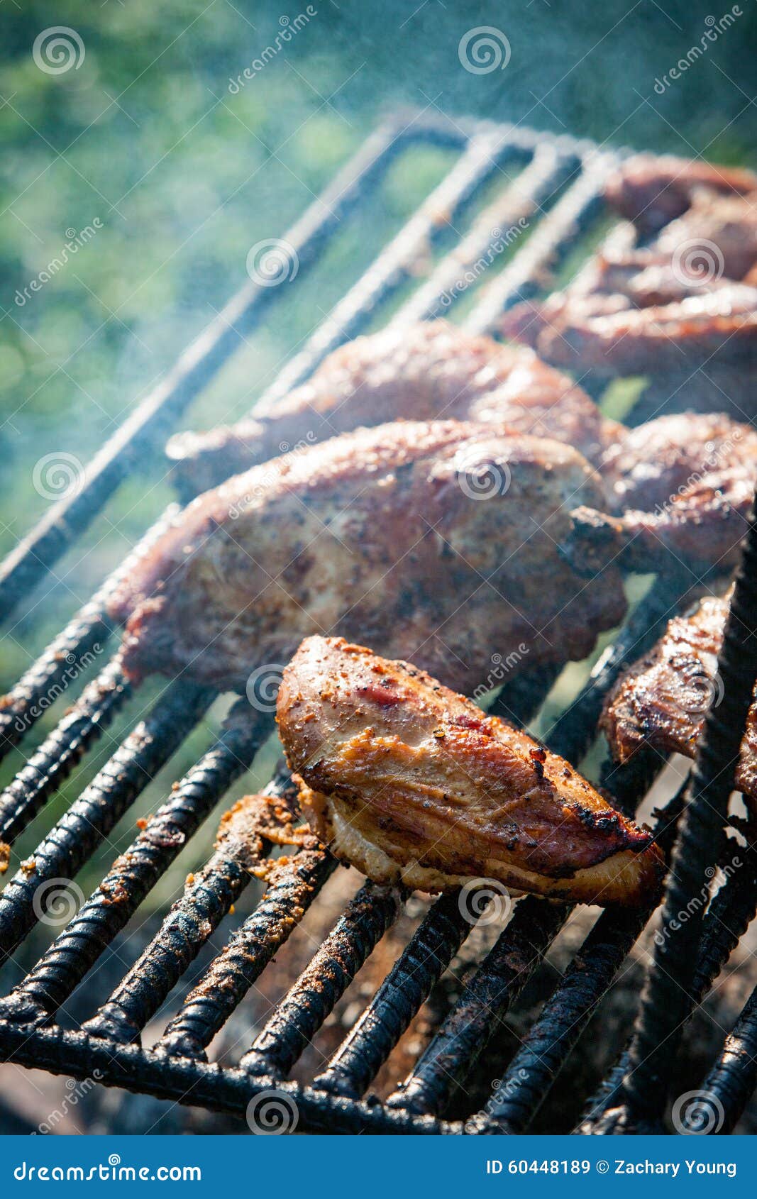 Cooking on an open fire stock image. Image of meal, grilled 60448189