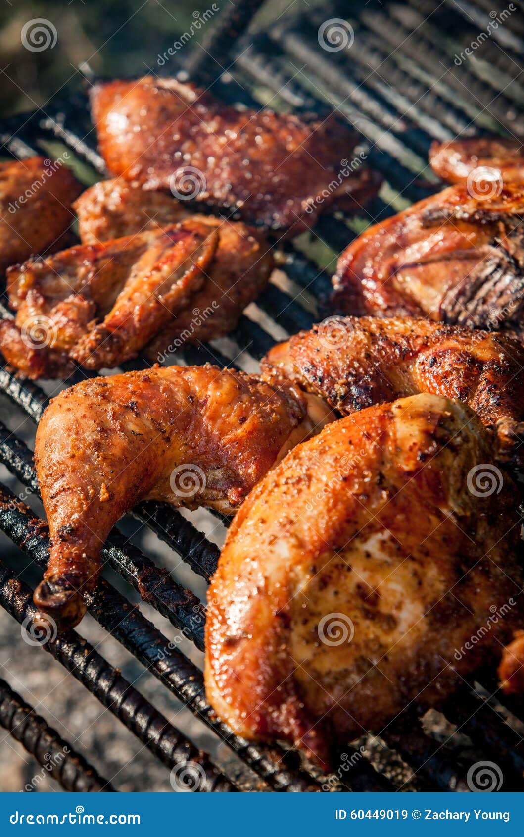 Cooking on an open fire stock image. Image of open, thigh 60449019