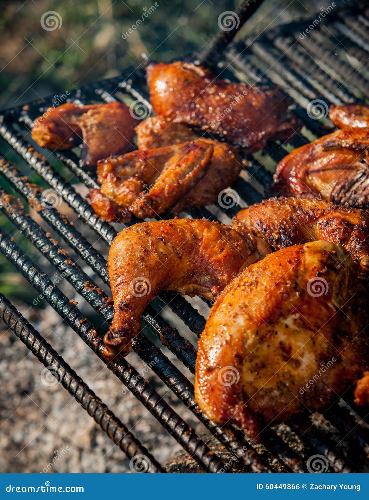 Cooking on an open fire stock photo. Image of meal, roasted 60449866