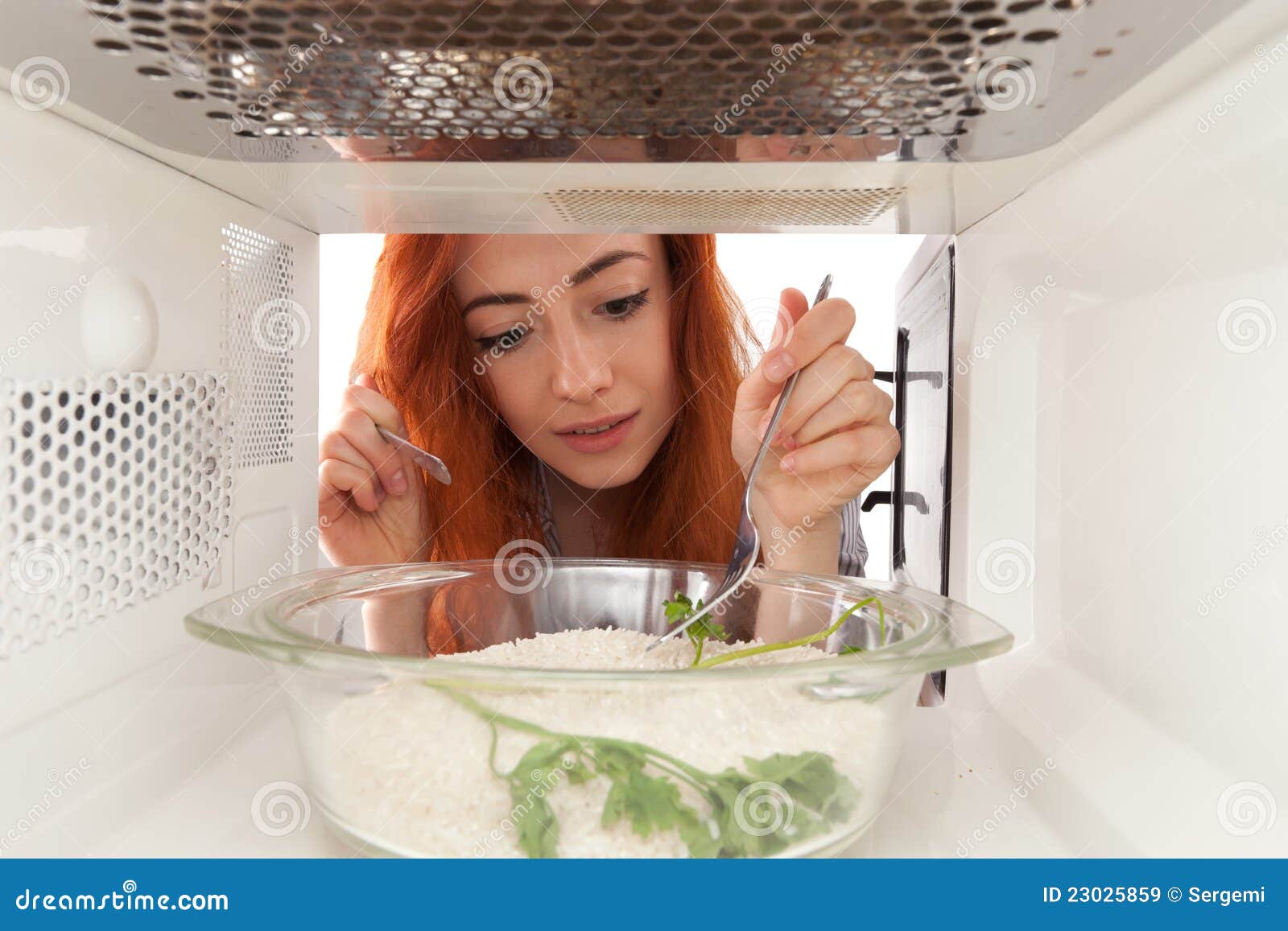Cooking rice stock image. Image of preparing, rice, domestic - 23025859