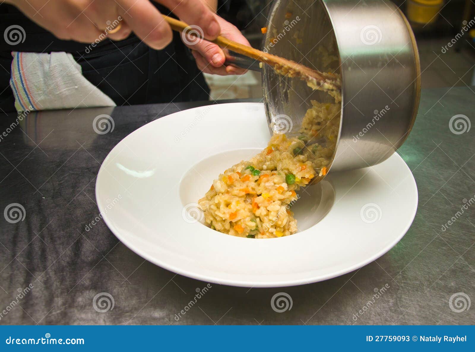 Cooking risotto stock image. Image of dinner, meal, indoors 27759093