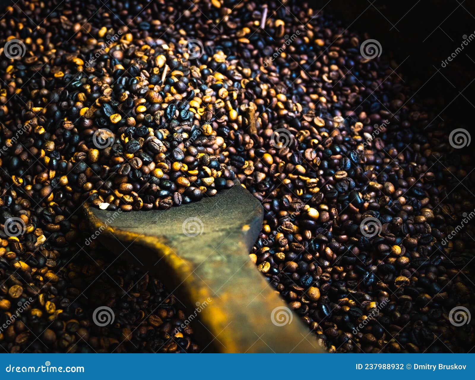 Cooking Roasting Coffee Beans Over a Fire Stock Photo Image of bean