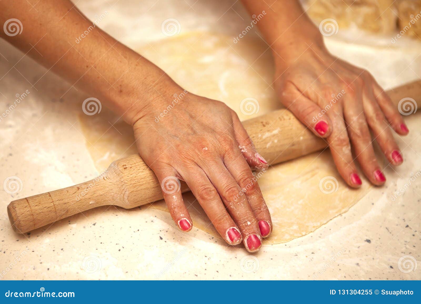 Cooking with rolling pin stock image. Image of board 131304255
