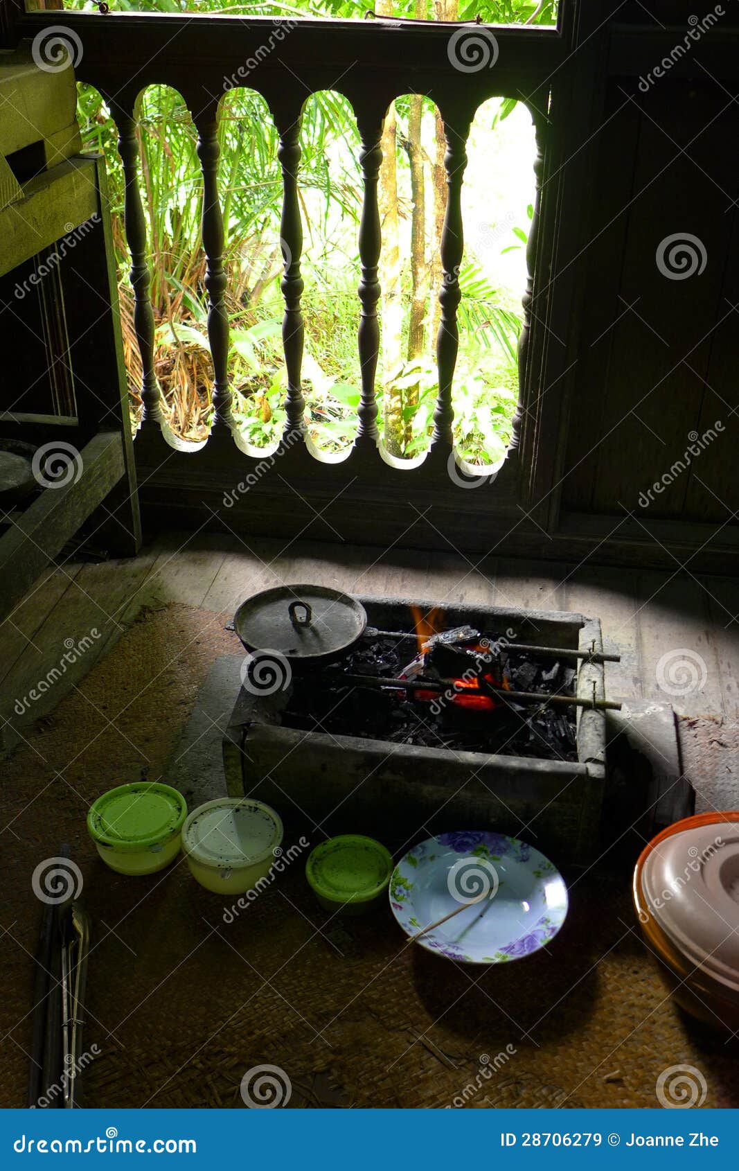 Cooking Utensils In Ethnic Malay Kitchen Stock Image Image 28706279