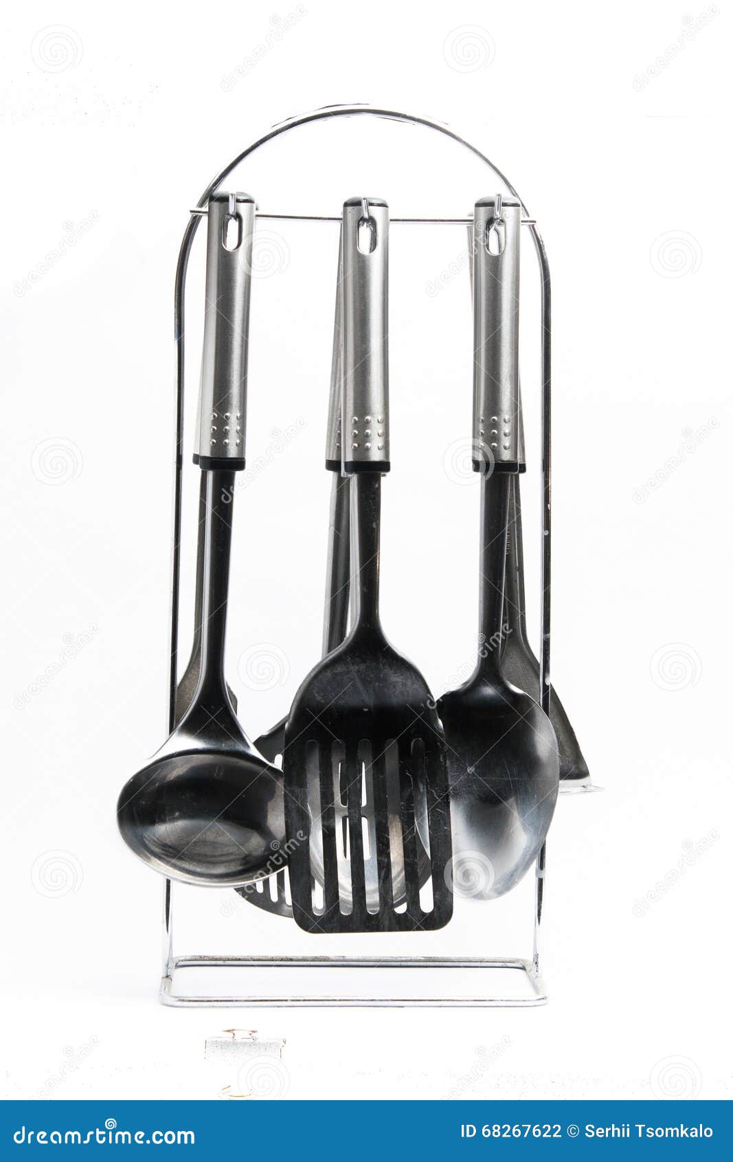 Cooking Utensils on a White Background Stock Photo Image of metal