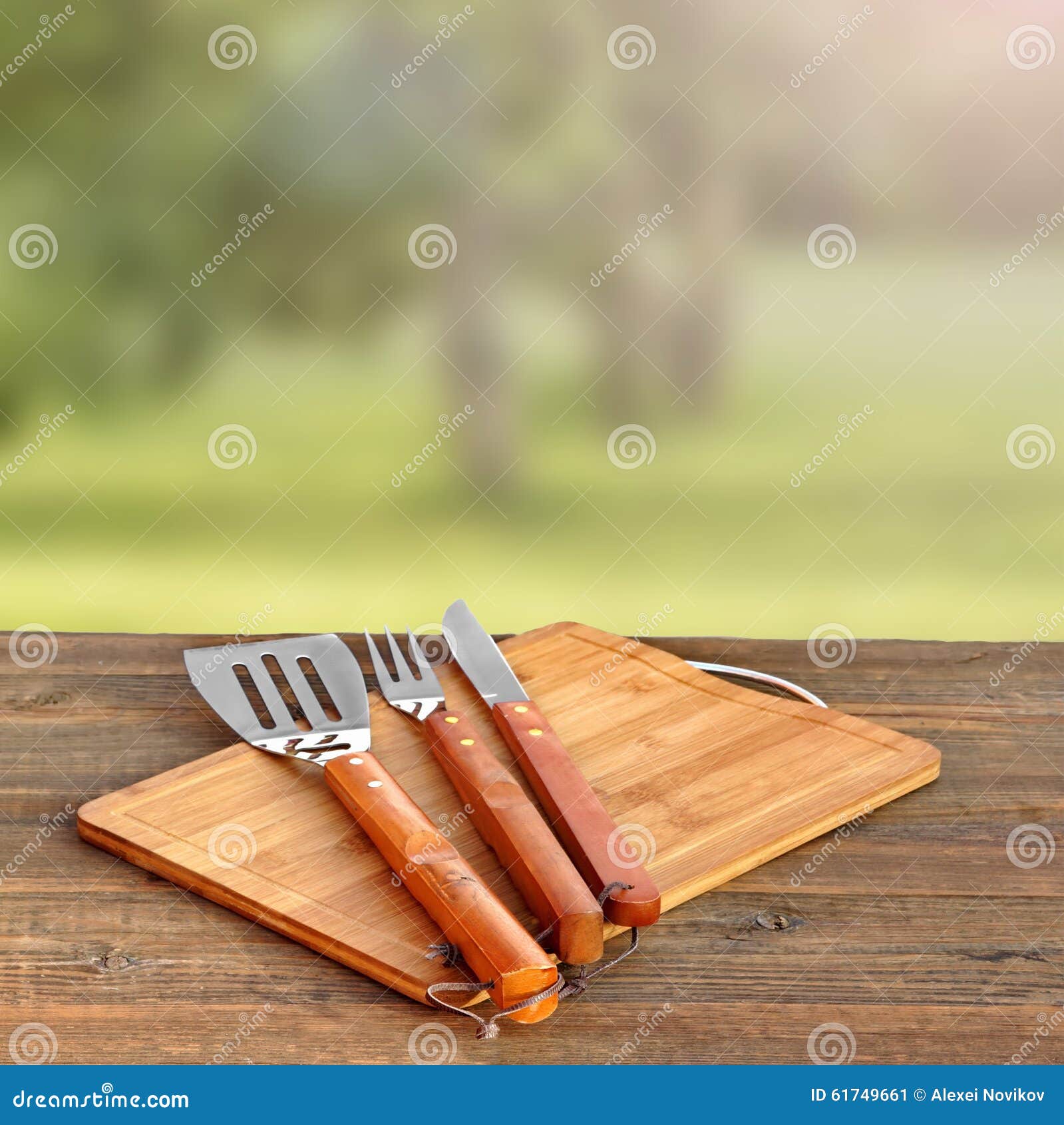 cookout, picnic or bbq party concept with grill tools