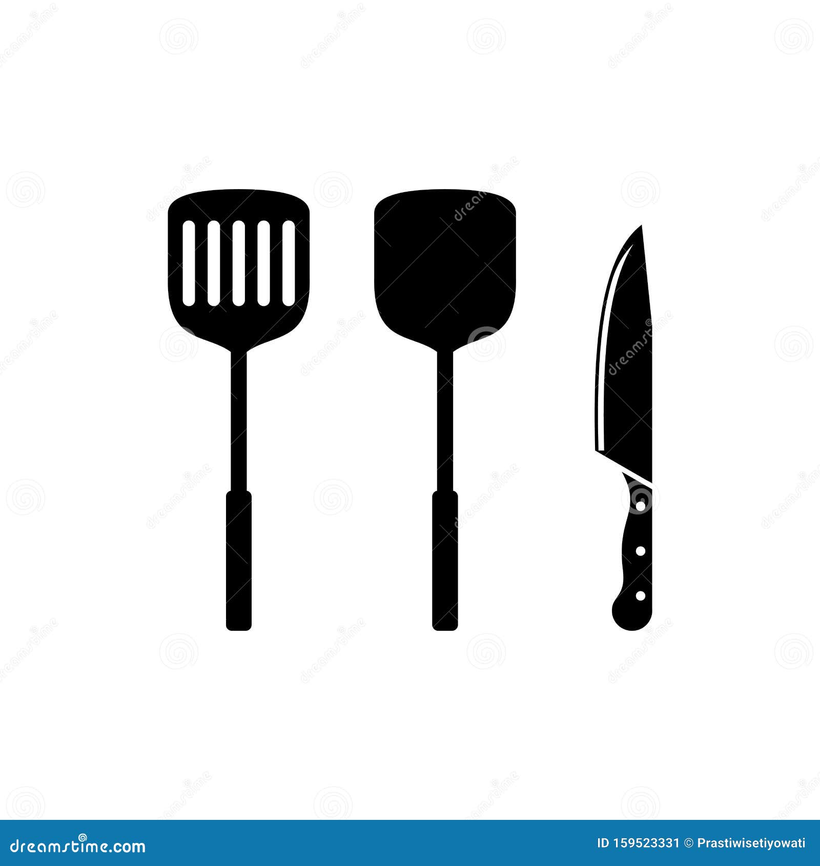 Cookware Kitchenware Icon Concept Stock Vector - Illustration of knife ...