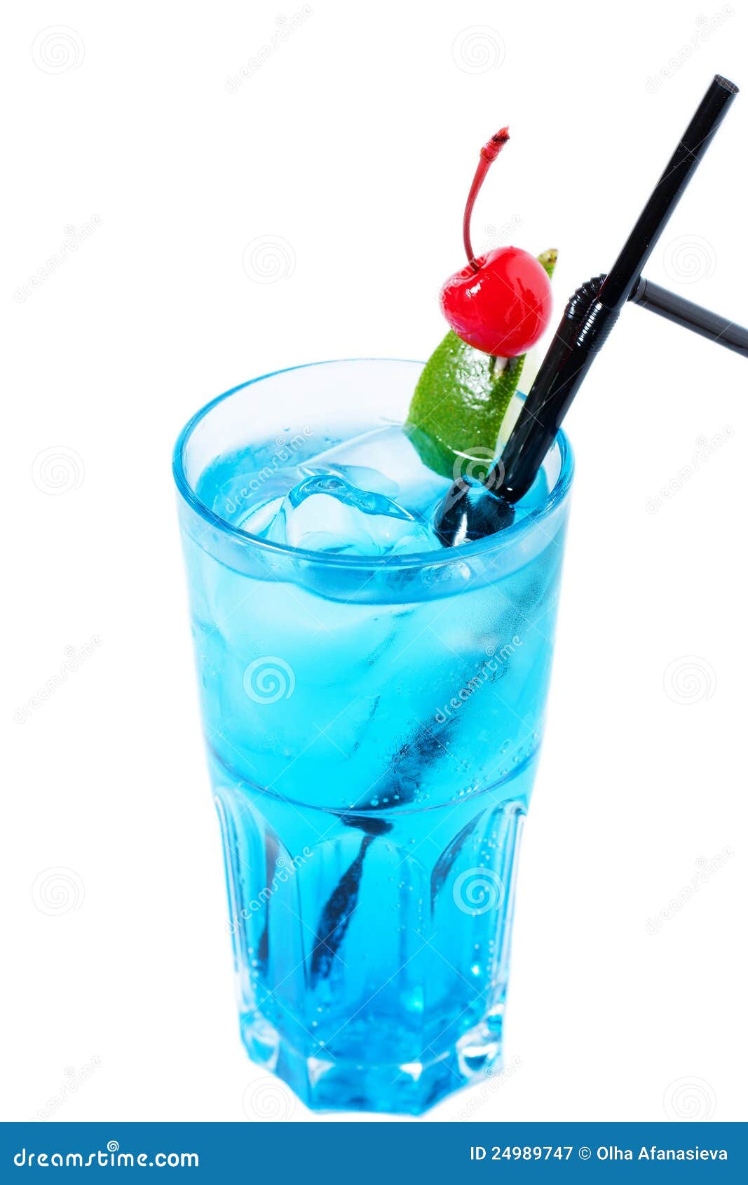 Cool Alcoholic Cocktail with a Cherry Stock Image - Image of beverage