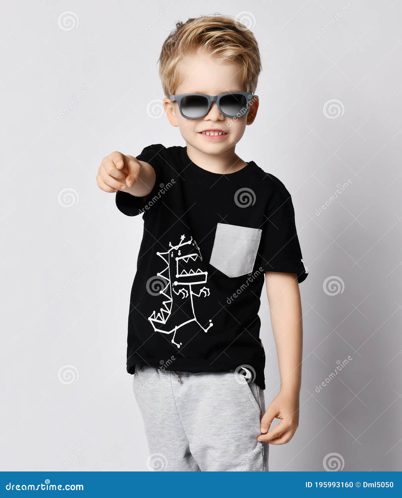 Children Kids Baby Girls Boys Cartoon Finger T Shirt Tops Tee Outfits Clothes 