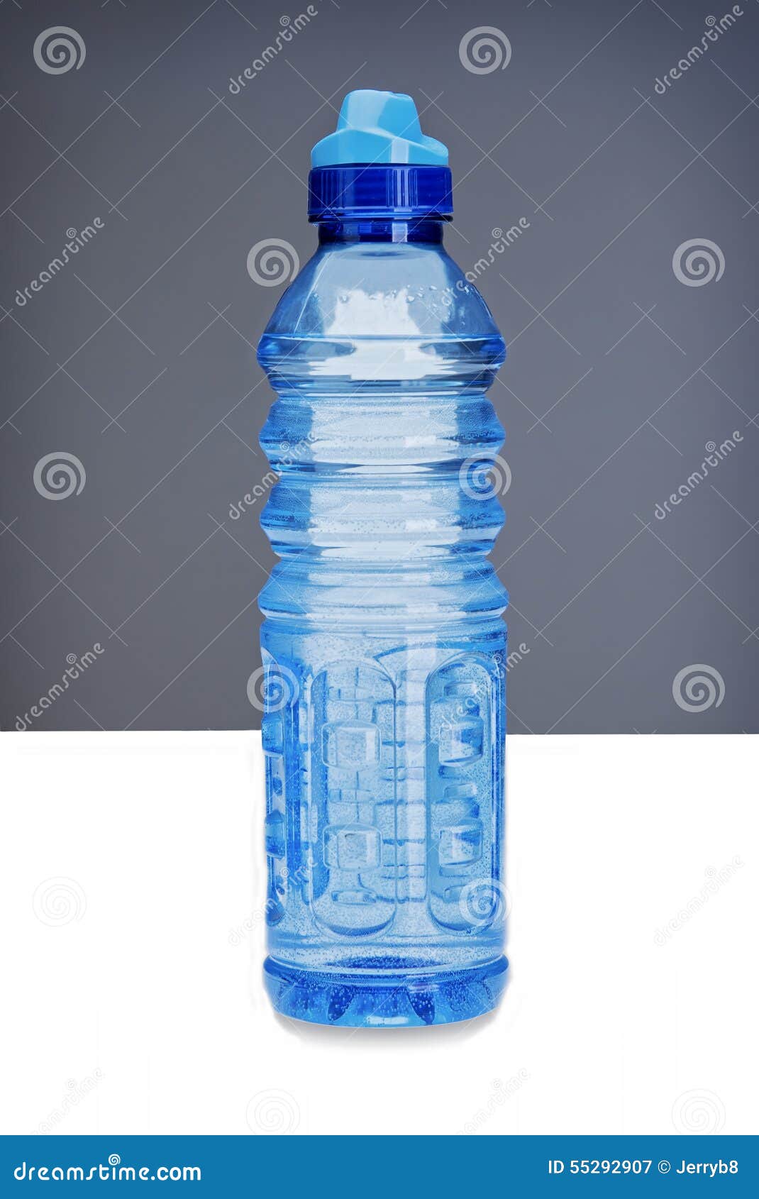 Cool Blue Water Bottle stock image. Image of bottle, thirst 55292907