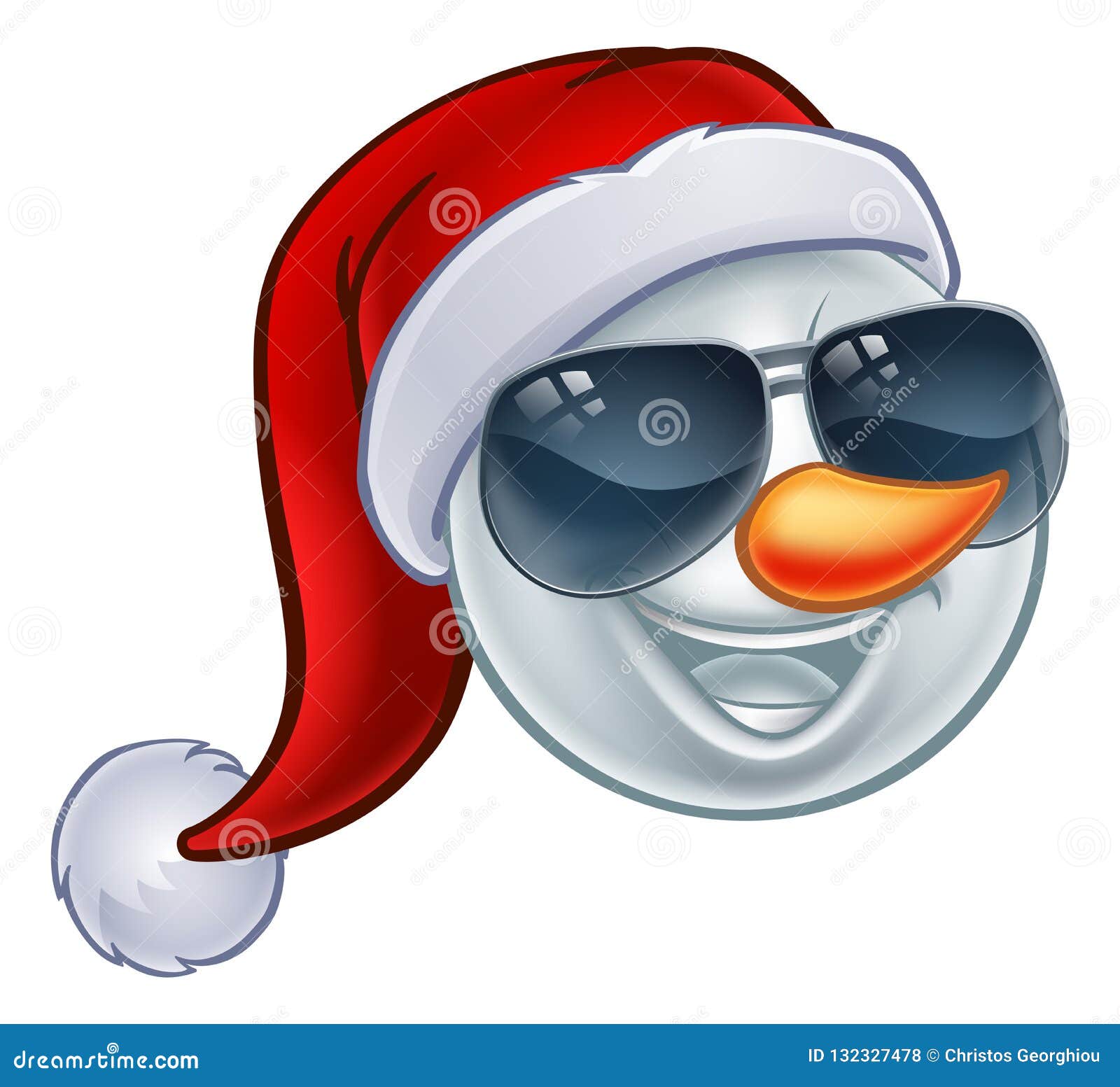 cool christmas snowman santa