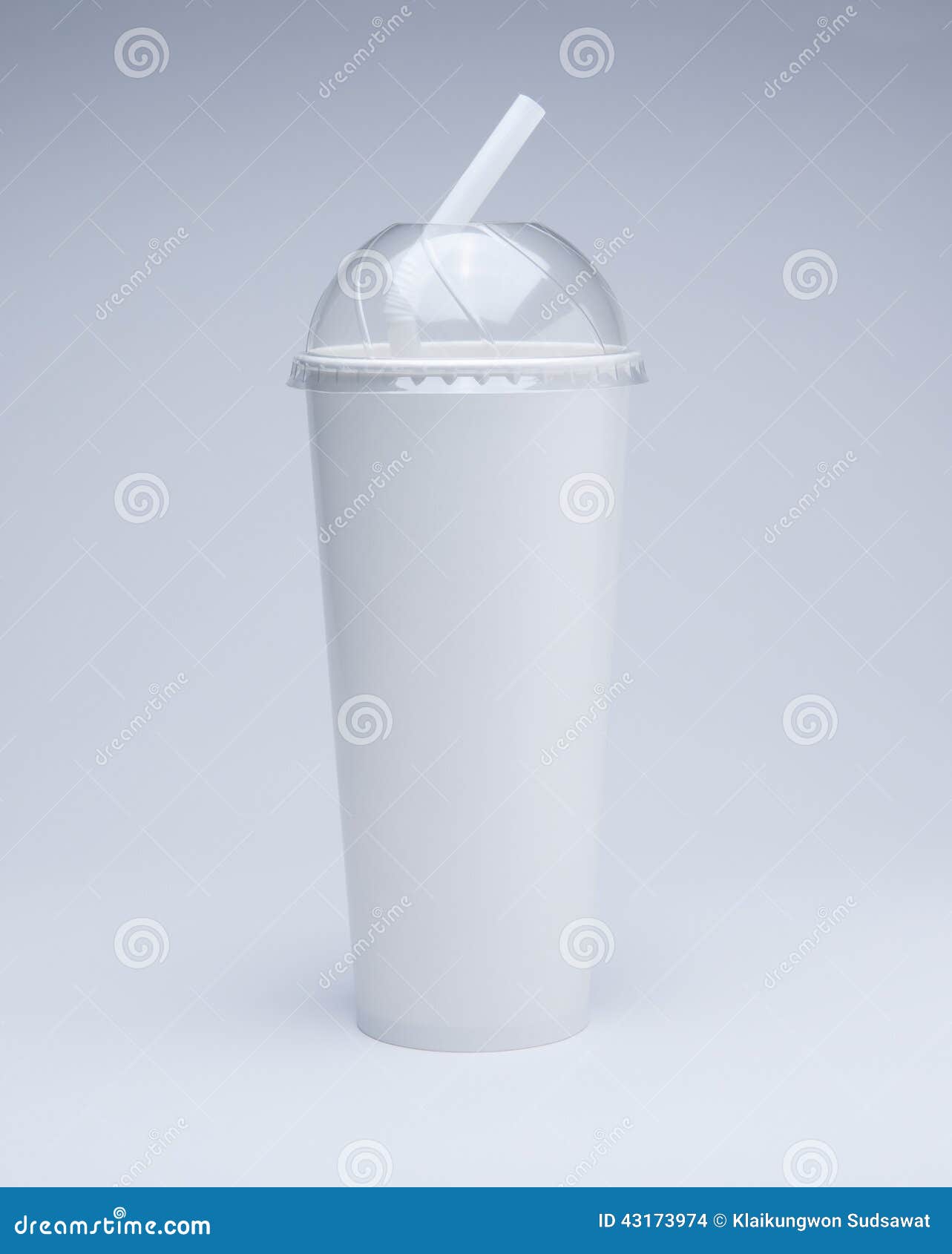 Cool Coffee Paper Cup and Straw with Plastic Cover Stock Photo Image of plastic, cover 43173974