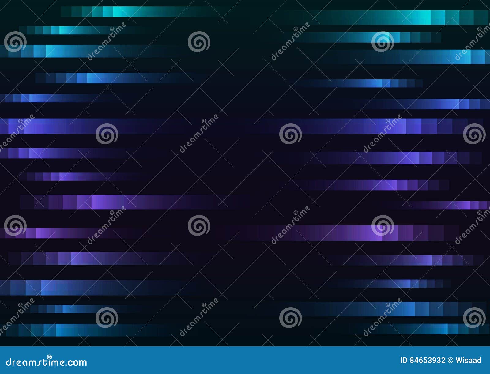Cool Color of Abstract Pixel Speed Background Stock Vector