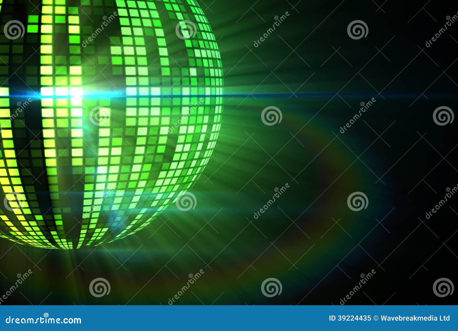 Cool disco ball design stock illustration. Illustration of