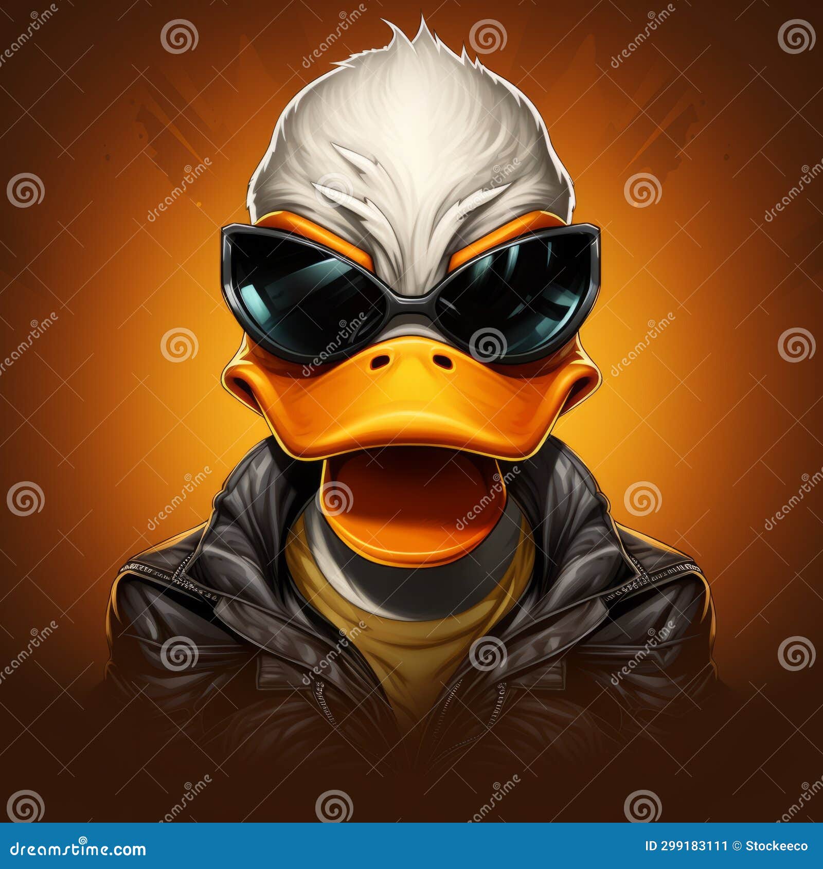 Duck Cartoons Are On The Plane Window With Funny Expressions Vector duck-cartoons-are-on-the-plane-window-with-funny-expressions-vector