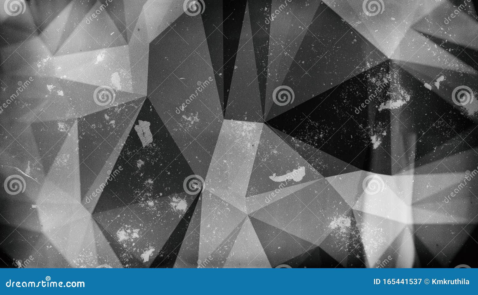 Cool Grey Distressed Polygon Triangle Background Stock Image - Image of ...