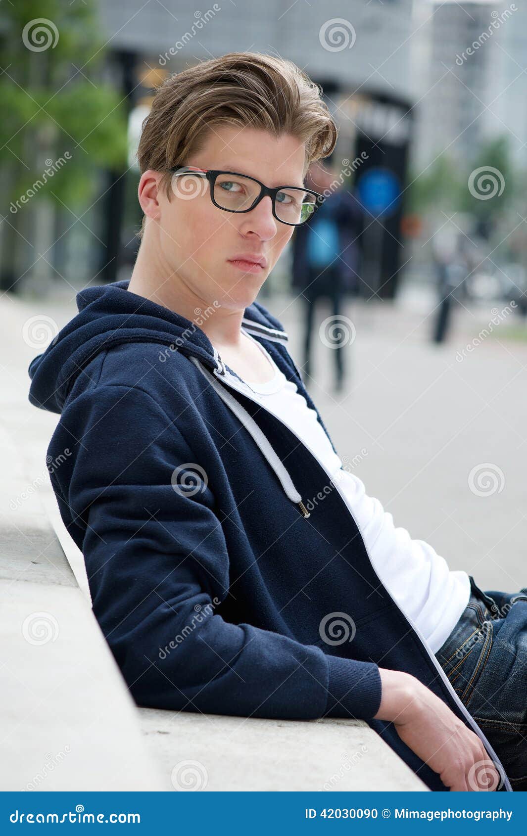 Cool Guy With Glasses Stock Photo - Image: 42030090