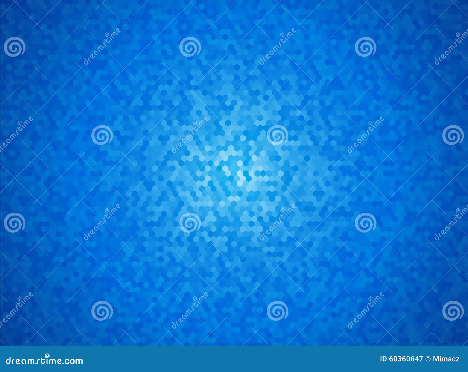 cool ice blue hexagon background
