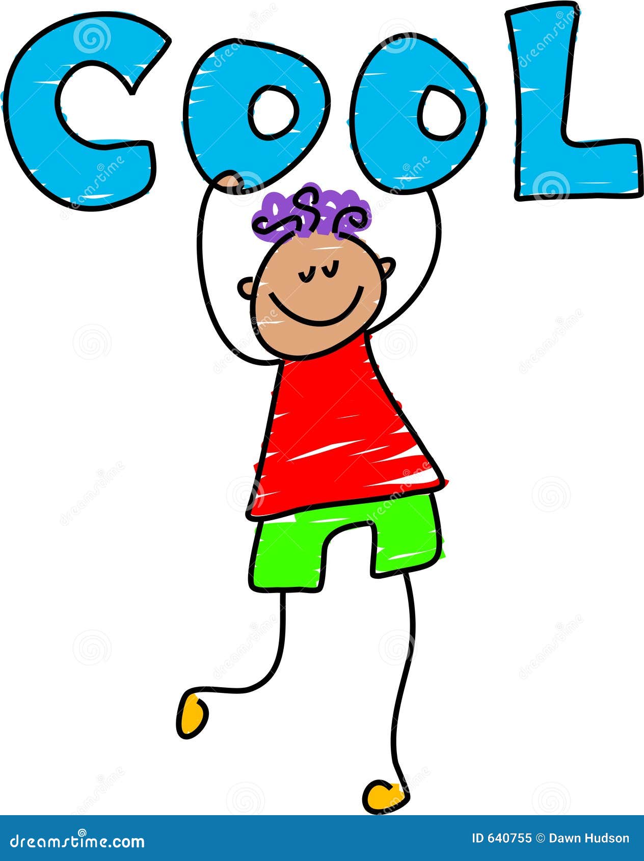 Cool Kid Stock Illustration Illustration Of Kindergarten 640755