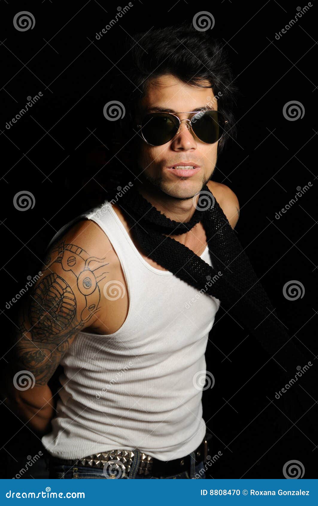 Cool male fashion model stock photo. Image of portrait - 8808470