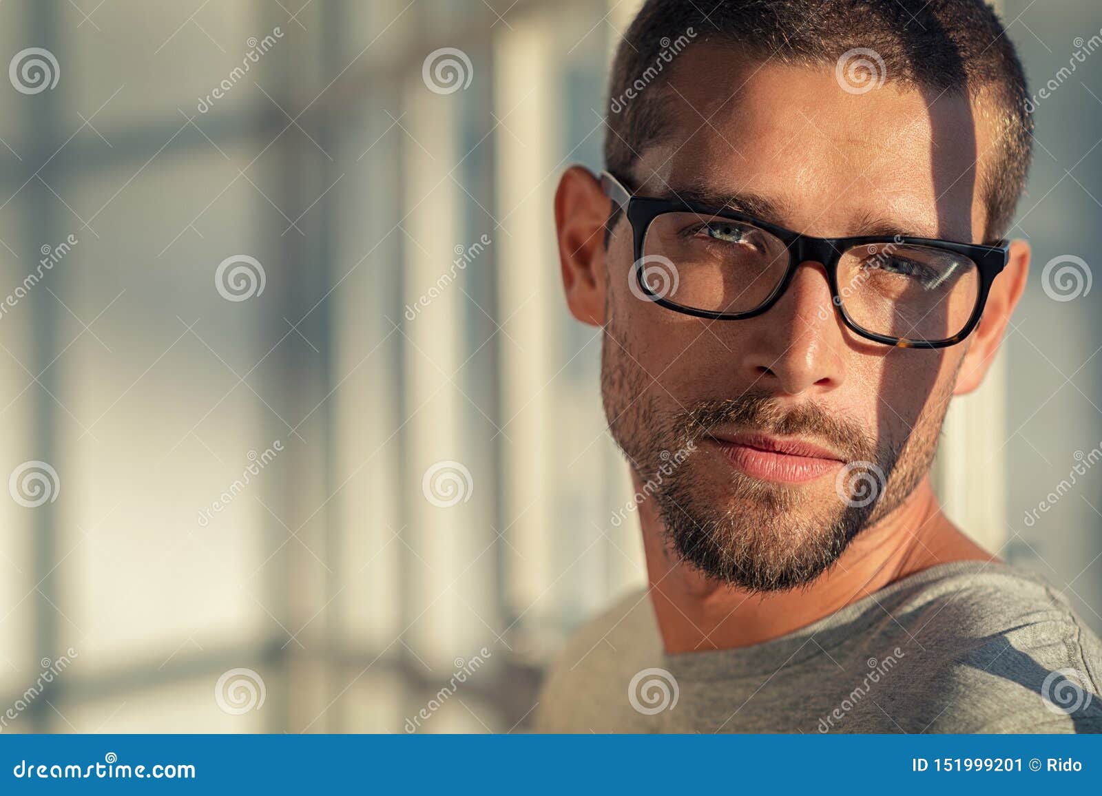 cool man wearing eyeglasses