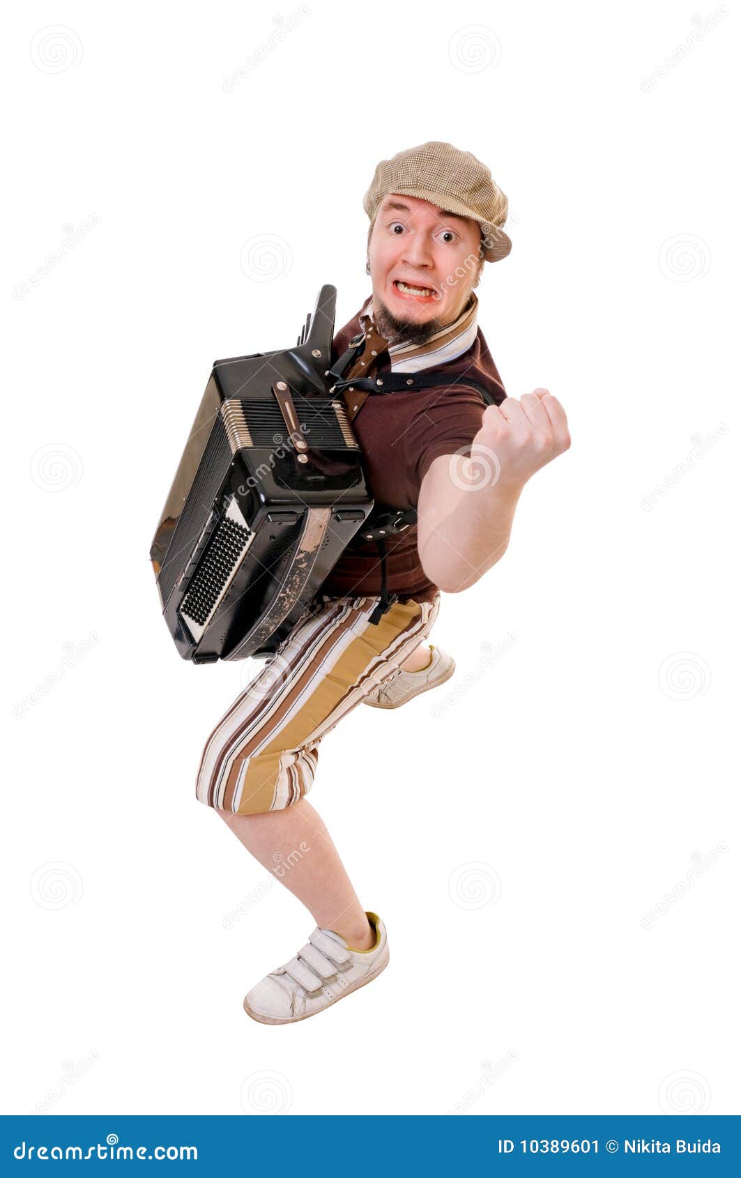 Cool Musician with Concertina Stock Image Image of chords, musician