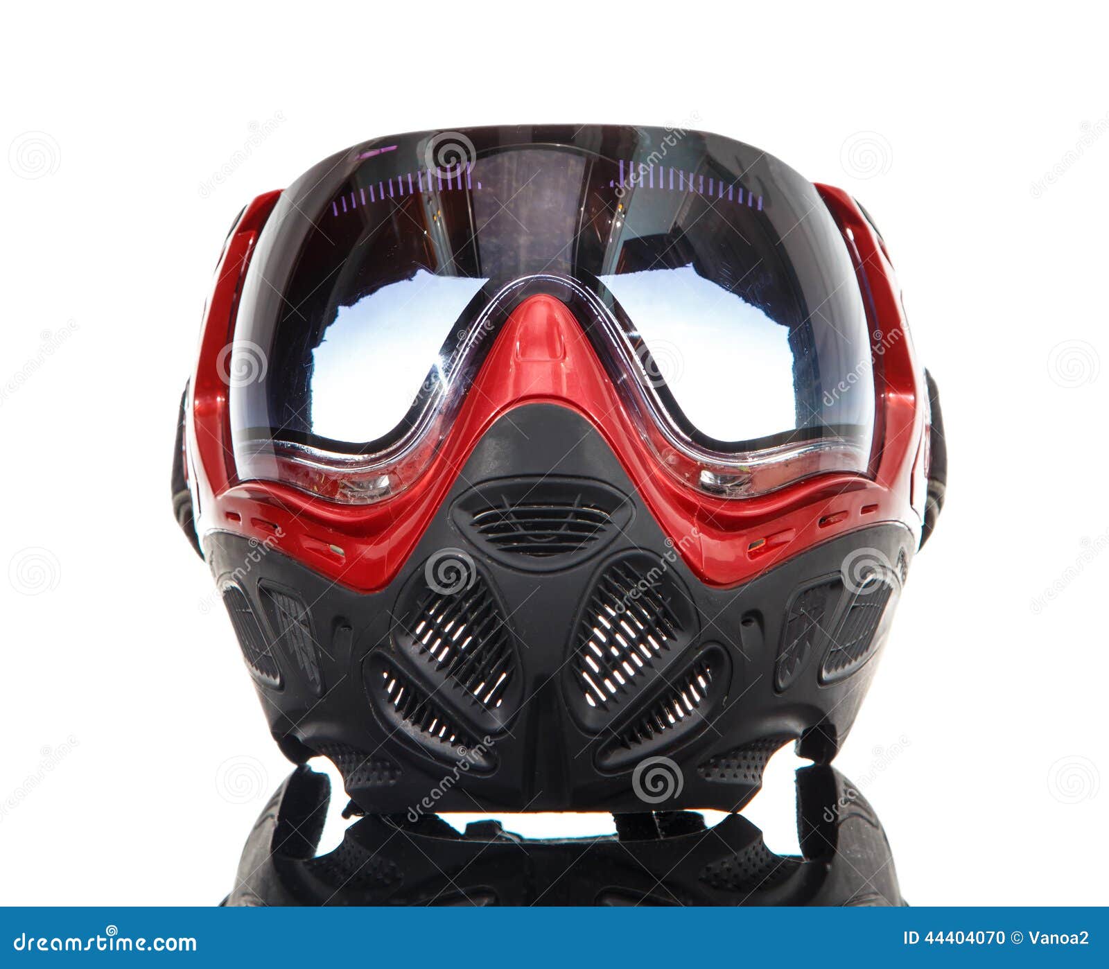 Cool Paintball Mask on Glass Surface Stock Photo Image of paintball