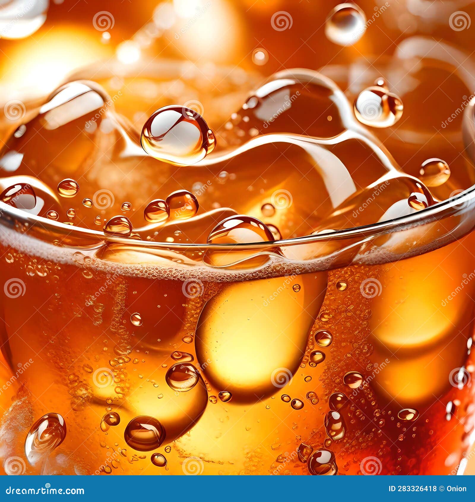 cool refreshing drink - ai generated image