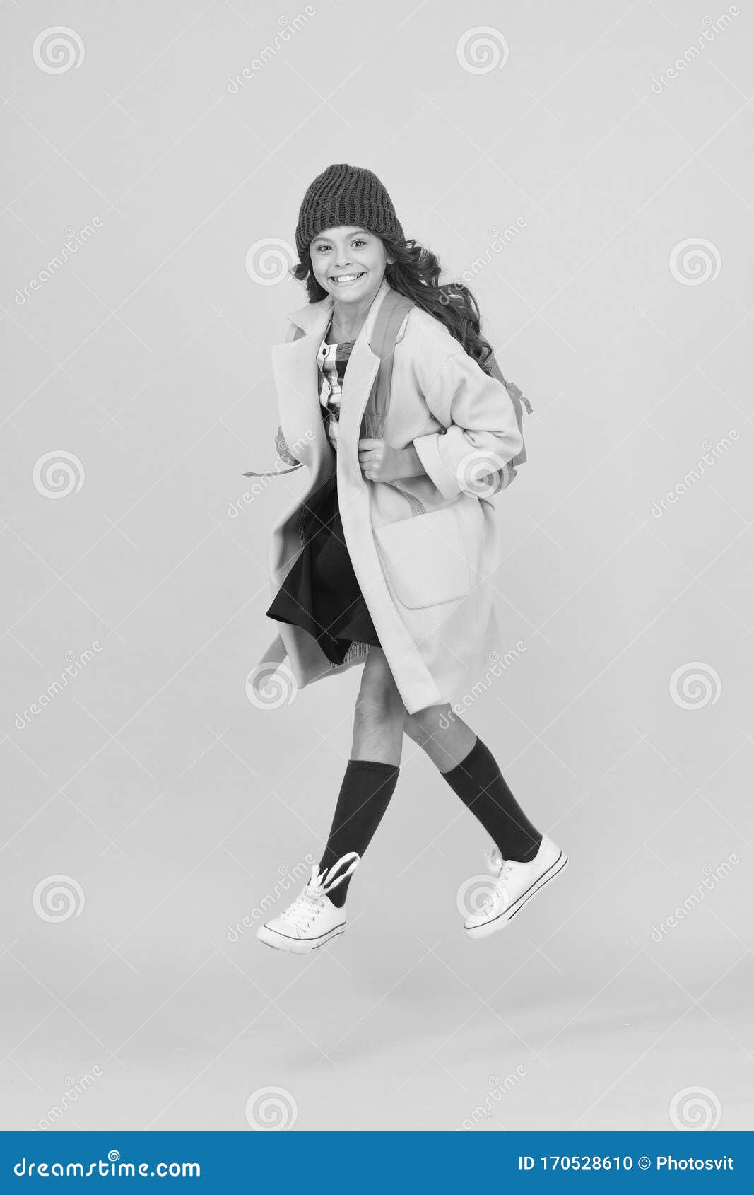 cool schoolgirl. have fun charismatic girl on yellow background. madcap concept. teen age. girl adorable stylish modern