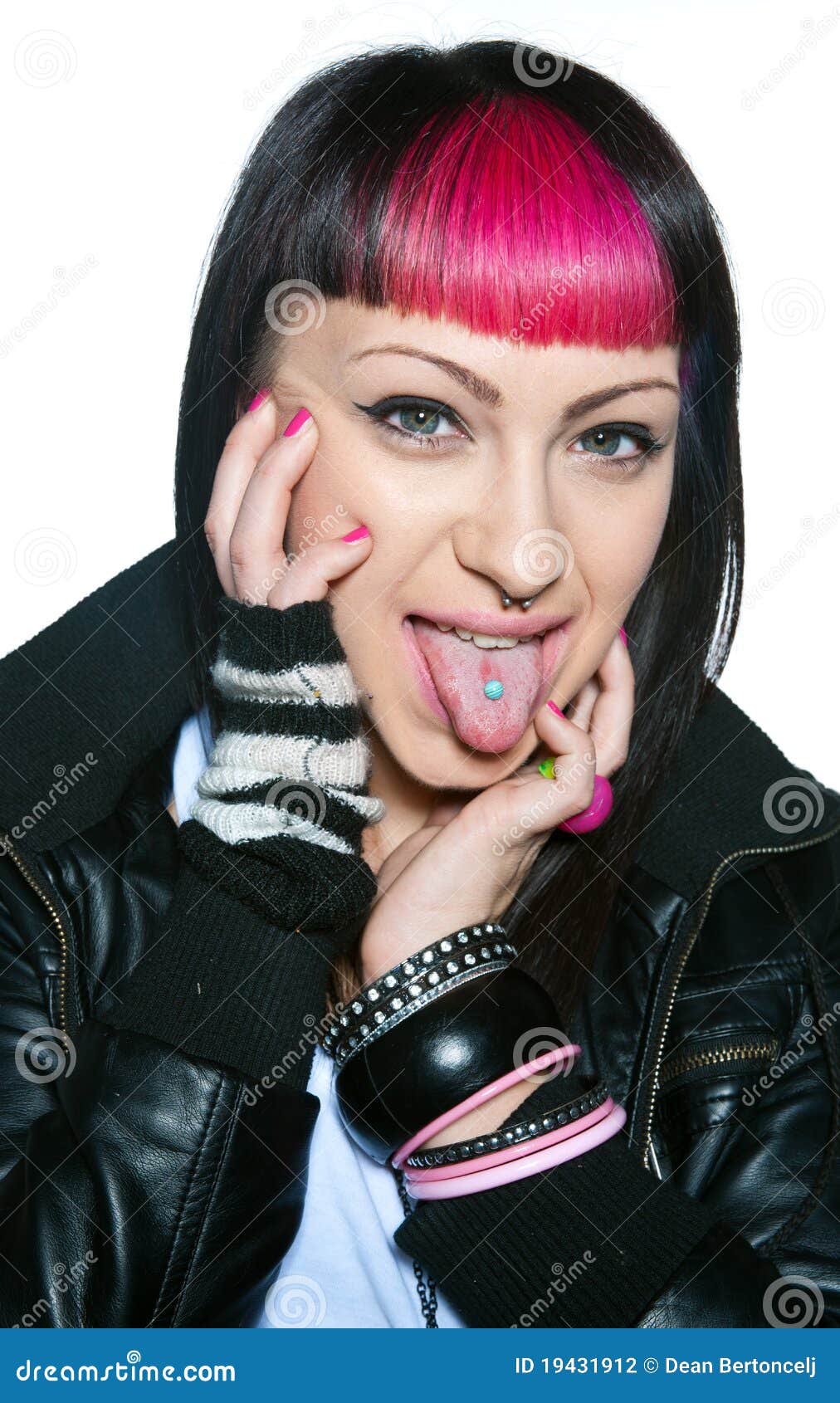 Cool Teen Girl With Piercing Stock Photography - Image 