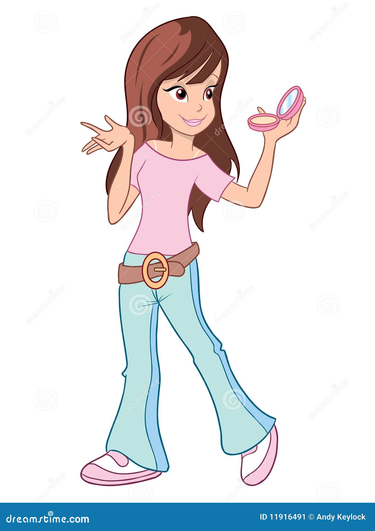 Animated Teen Girl