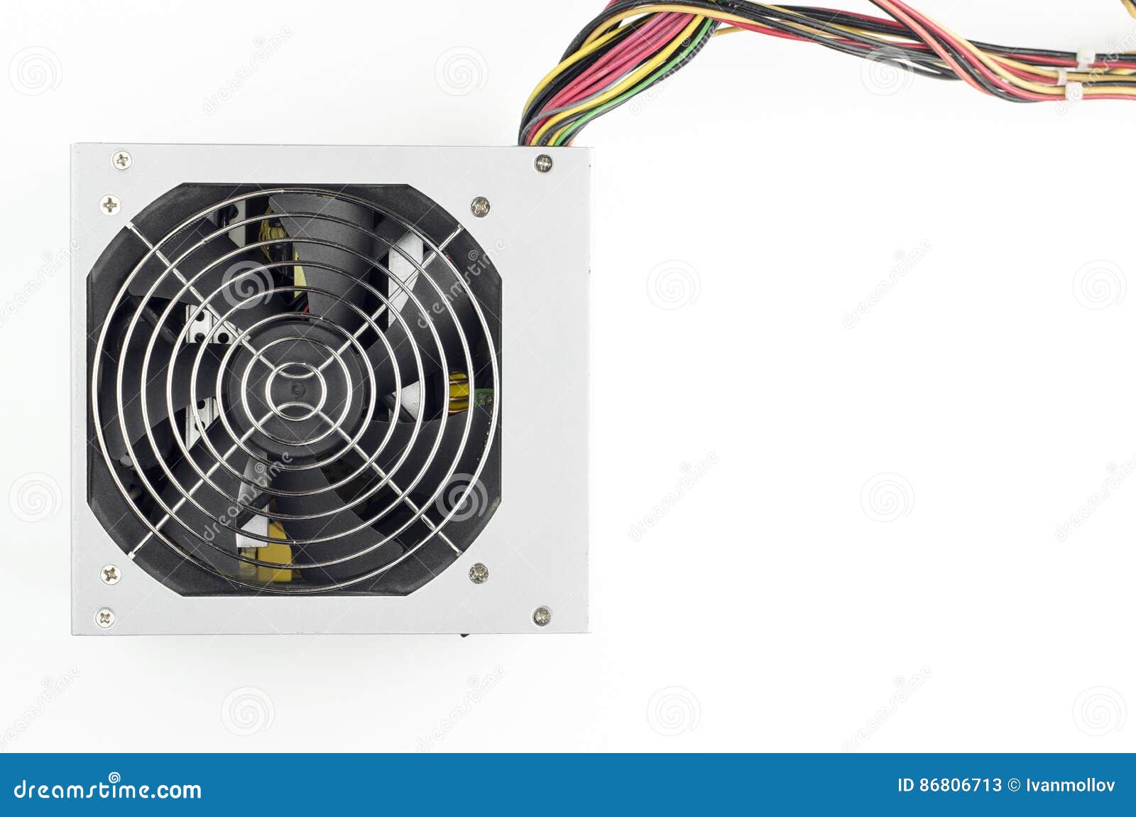 Cooling Fan View of Power Supply Stock Image Image of view, electric 86806713