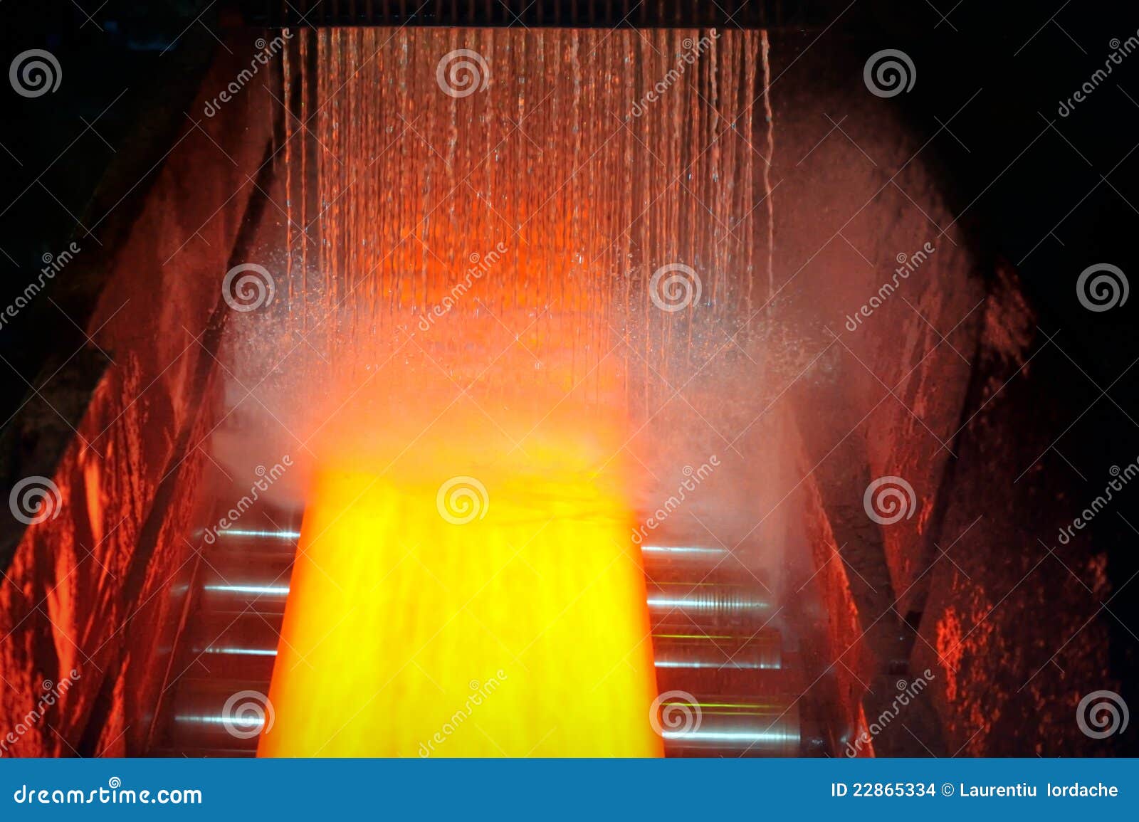 Cooling hot steel plate stock photo. Image of industrial 22865334