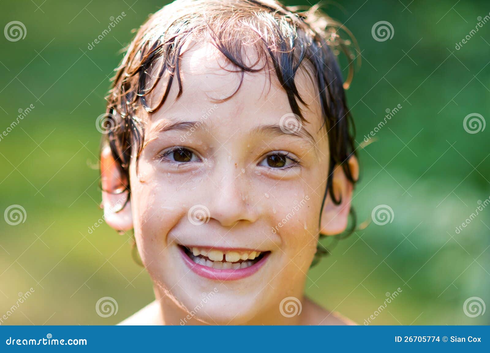 Cooling off stock photo. Image of happy, cute, child 26705774