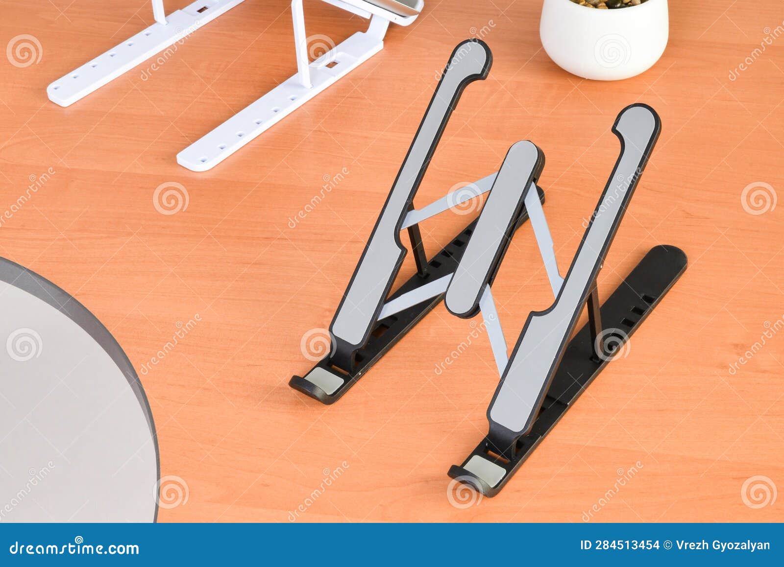 Cooling Stand Dock Desk Holder for Laptop Notebook Stock Photo Image