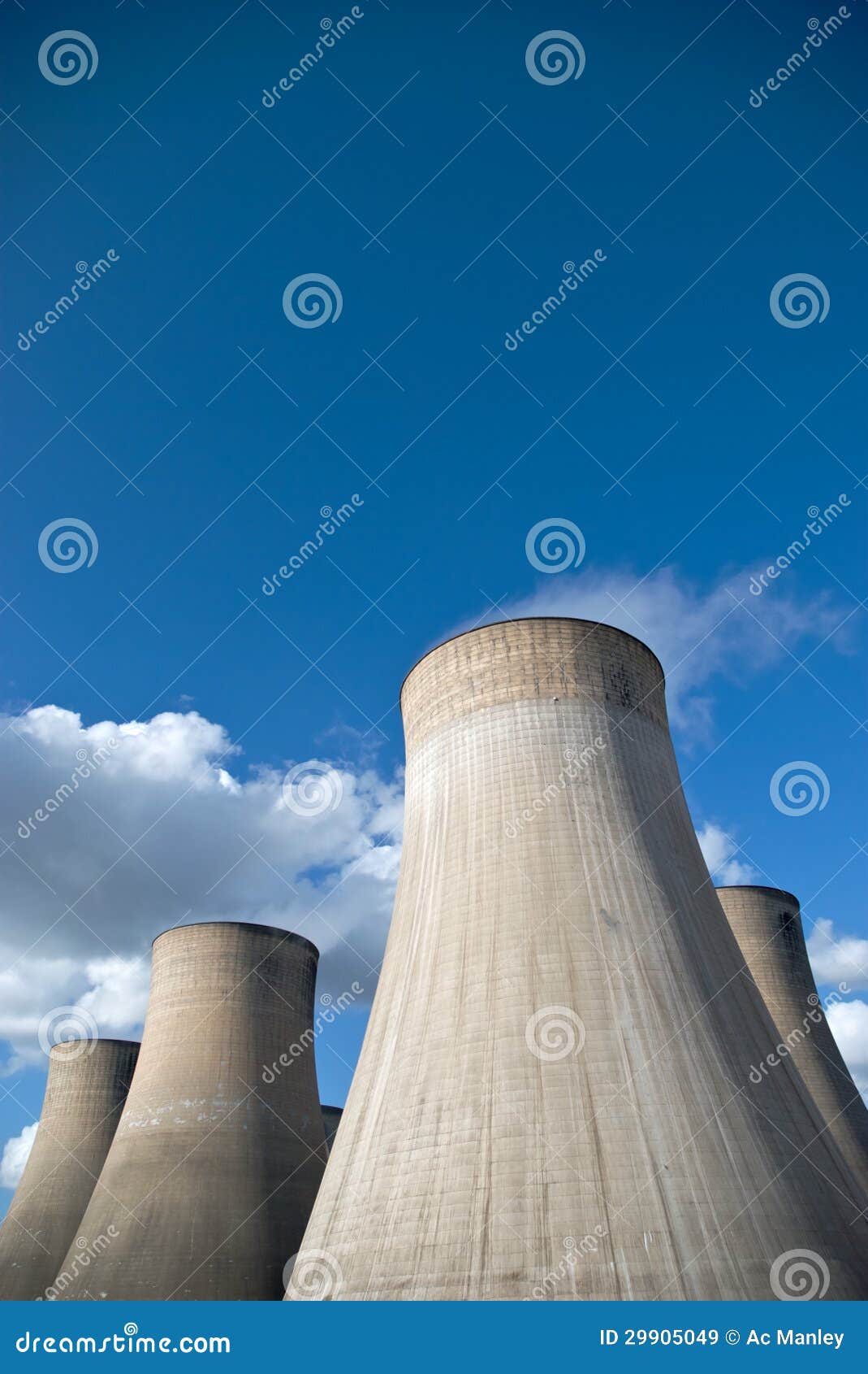 cooling towers of a coal fired power station again