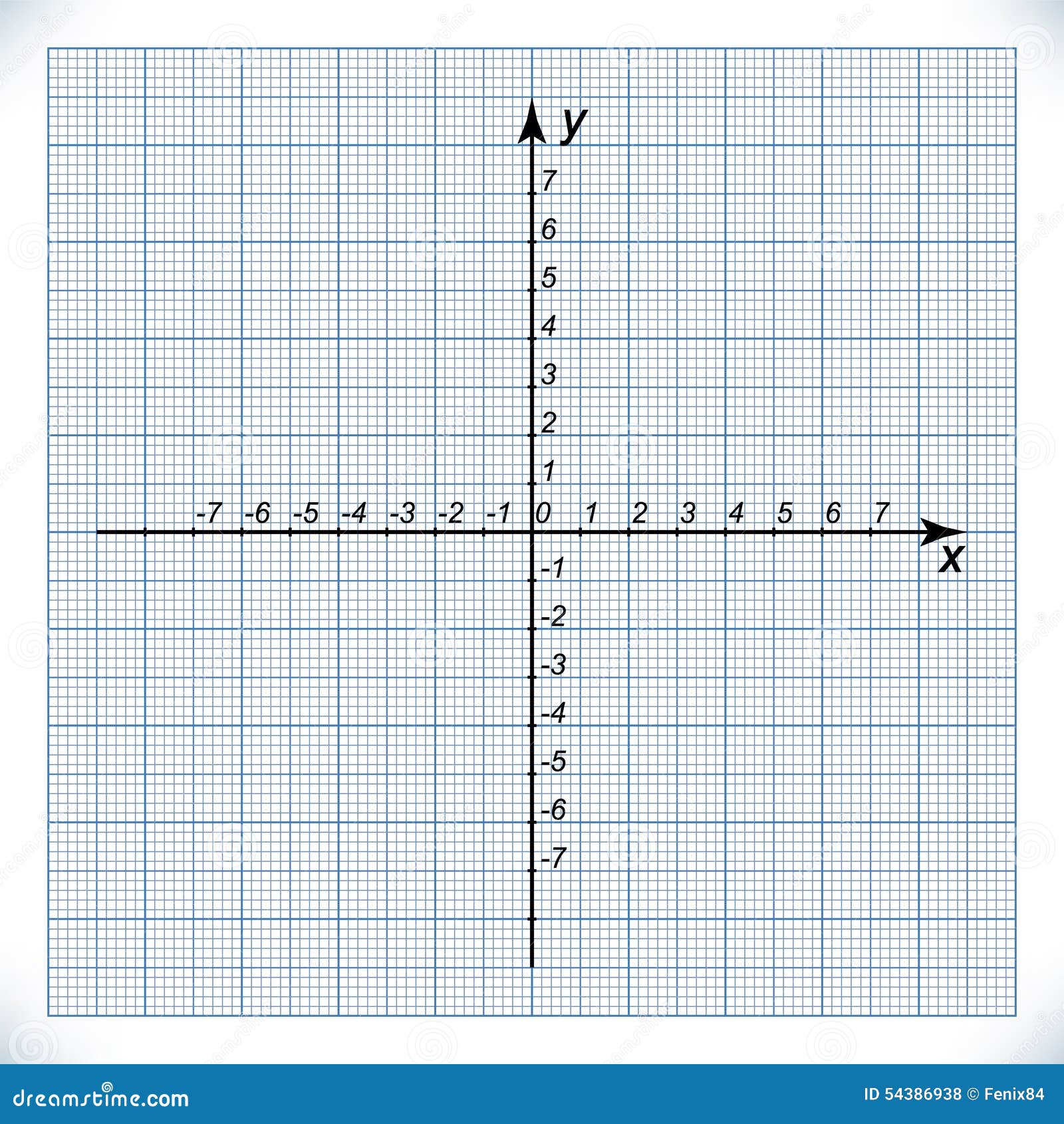 coordinate axis on the graph paper stock vector illustration of equipment color 54386938