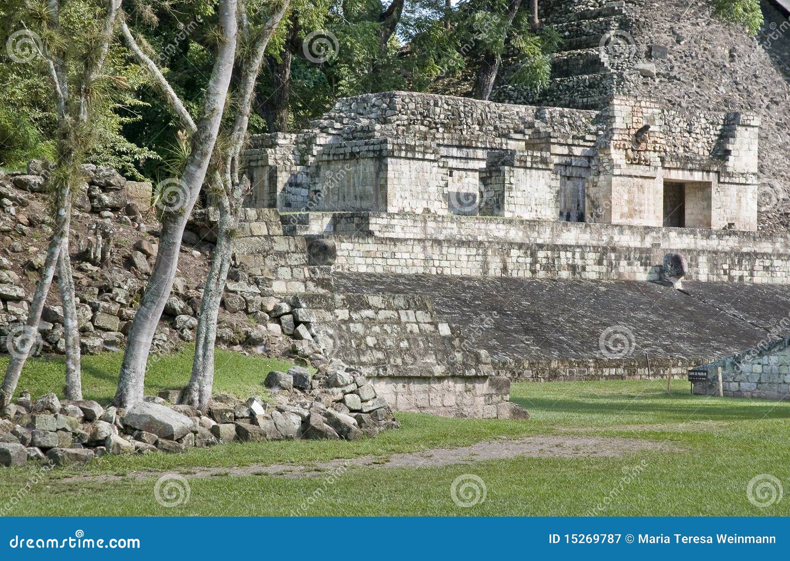 Copanballcourt stock image. Image of archaeological 15269787